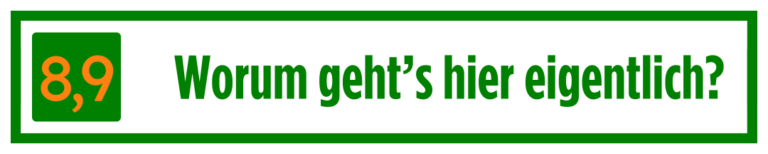 Worum geht's hier eigentlich?